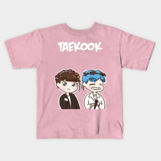 BTS Taekook flower Kids T-Shirt